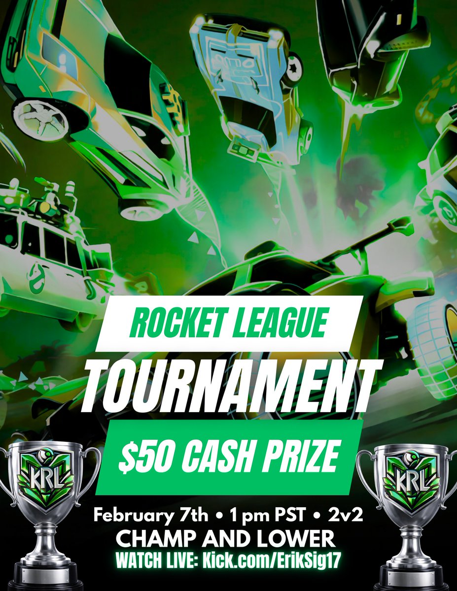 ErikSig17's tweet photo. Live now setting up the brackets for the Rocket League tournament!

https://t.co/ZqSqeuV0qG https://t.co/eSUQ7VgCms