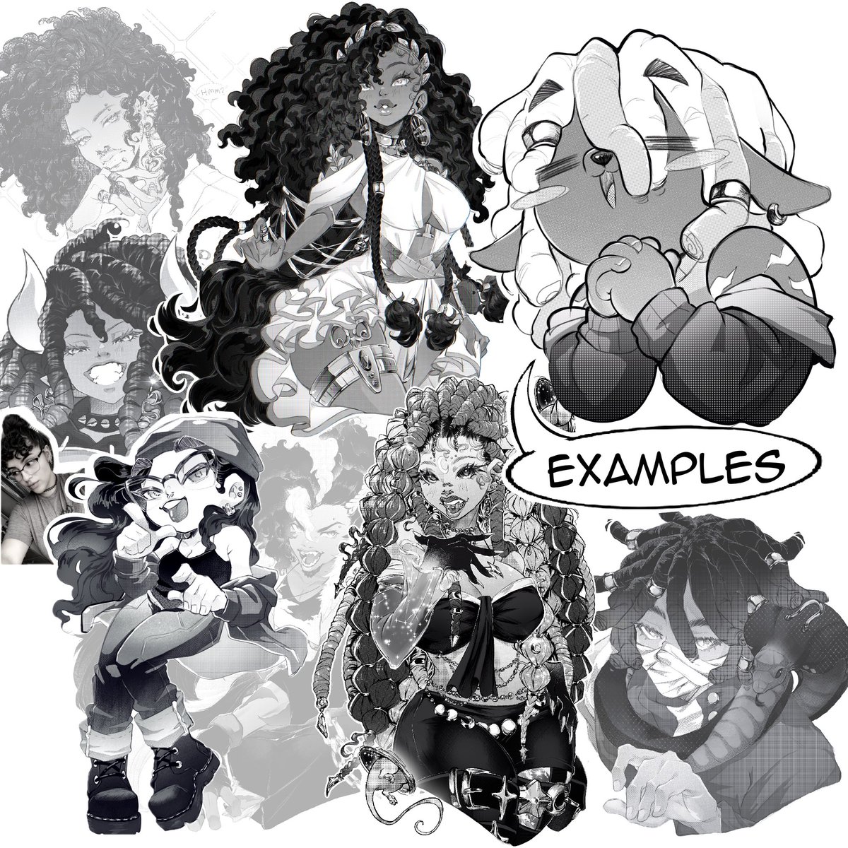 My Manga Style commissions are open again! To celebrate black history, I’m specifically taking on commissions of black people and characters! (Check bio for all info on my website)

BUST: $50
WAIST UP: $75
CHIBI: $35

If interested, dm me for more info and availability status.