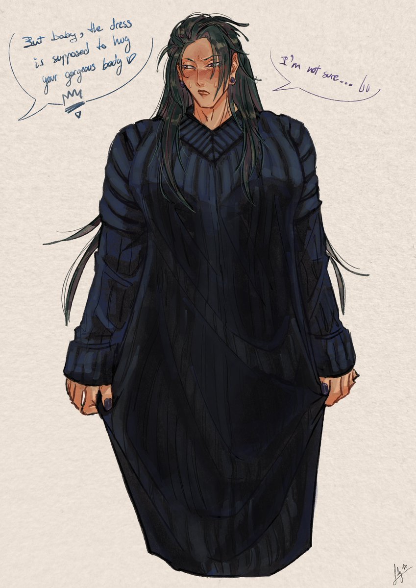 slythe_art's tweet photo. suguru's body so tea #五夏 https://t.co/PpeRtZjsvk