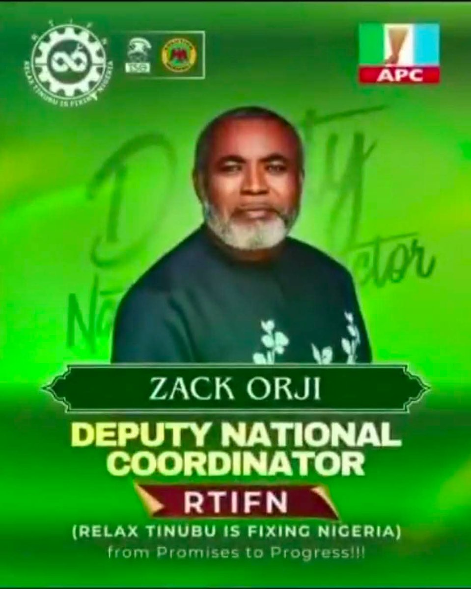 RealOlaudah's tweet image. Some people really do amuse me and this is the height. 

The day Sheyi Tinubu announced Zack Orji as Deputy National Coordinator of their illiterate organisation that cannot even spell "Progress" properly, Peter Obi went to Zack Orji's village and started the rehabilitation of…