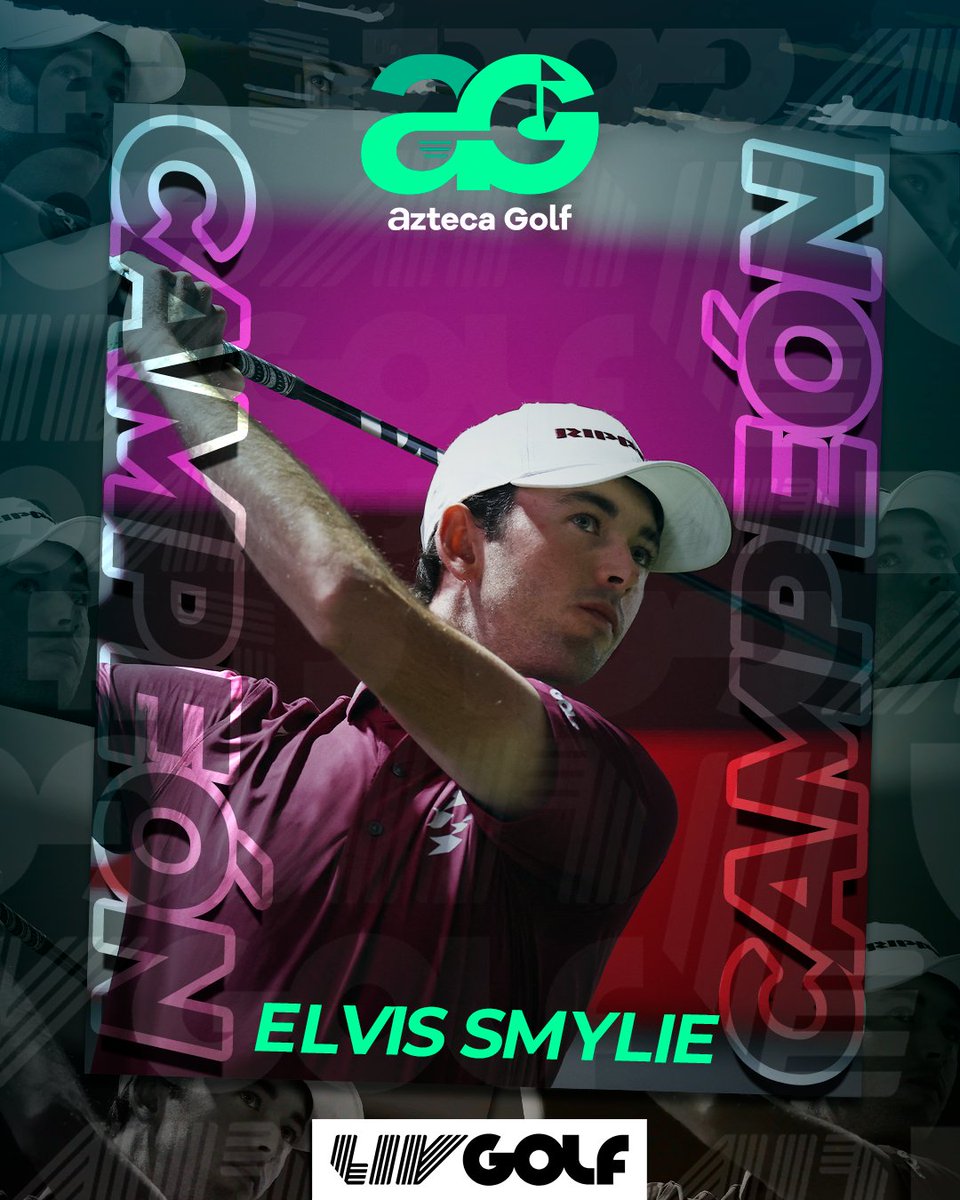¡Tenemos campeón de LIV GOLF en RIAD! 🏆🏌️‍♂️

Elvis Smylie se lleva el trofeo después de una brillante última ronda con marca de -24 🔥 ⛳️