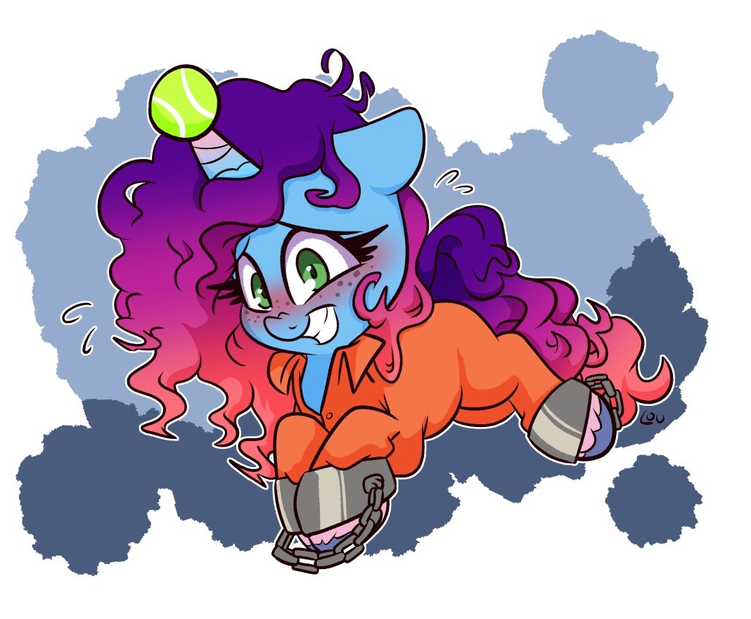 moparholic's tweet photo. Art by the epic Louvely_art
Misty Brightdawn is embarrassed after she was cuffed up in the orange prison jumpsuit! #mylittlepony #mlpg5 #mlp #brony #jumpsuits https://t.co/IO1bP73B9V
