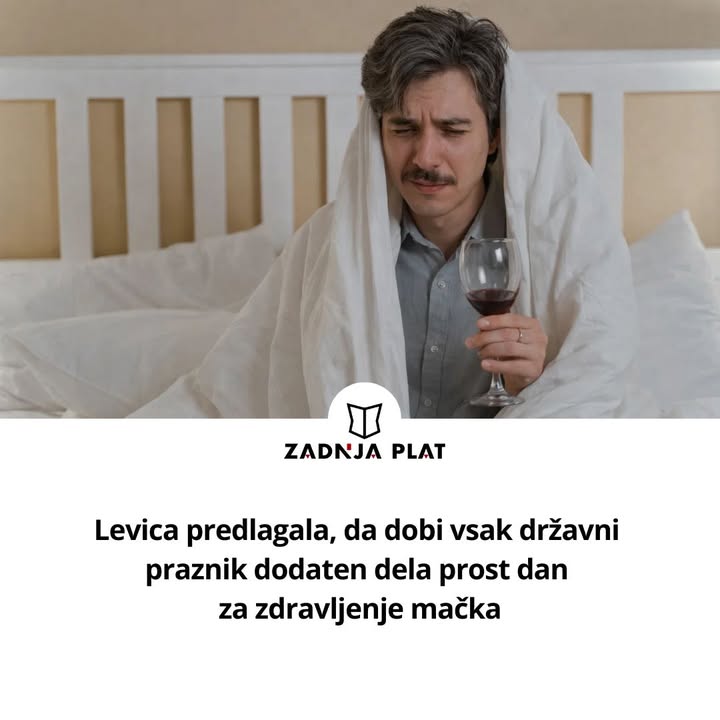 "Spoštujmo avtohtone slovenske tradicije. Pa še grdim kapitalistom bomo denar pobrali. Zmaga!" #levica #praznik #dopust #populizem #Slovenija