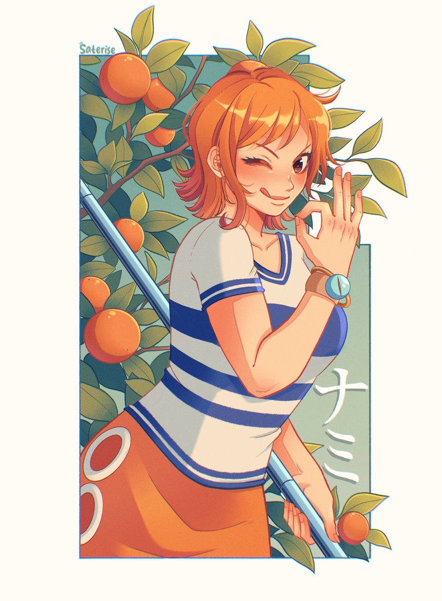 saterise's tweet photo. Nami swan~ 🍊 ✨ 🦢 

#onepiece https://t.co/GRjTWUPE7U