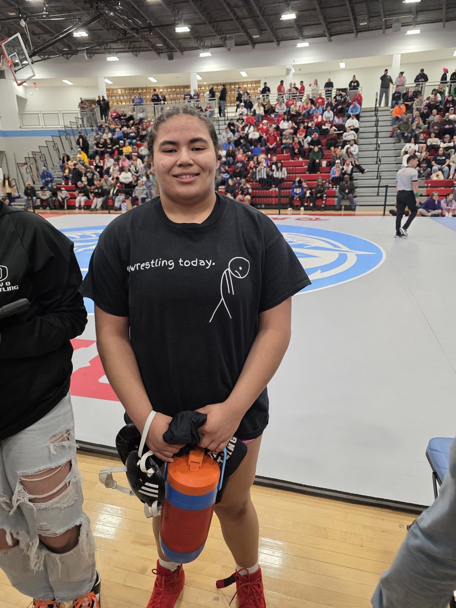 With a win in the semifinals, Shaylee Calloway has punched her ticket to state! As a junior, Shaylee is now a 2-time state qualifier!

#LadyOWrestling
#FindAWay