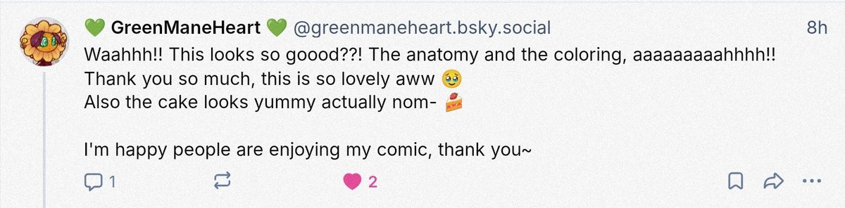 A late birday gift for <a href="/GreenManeHeart/">GreenManeHeart 🔥 𝔽&𝕀 CH 5 P1 is currently out!!</a>
ik she already saw it on blue sky but I just wanna share this to the other fellas and moots who follow me here
I'm a big fan of her fire and ice comic and I wanna show more of my appreciation for her work when I can :3
#fanart