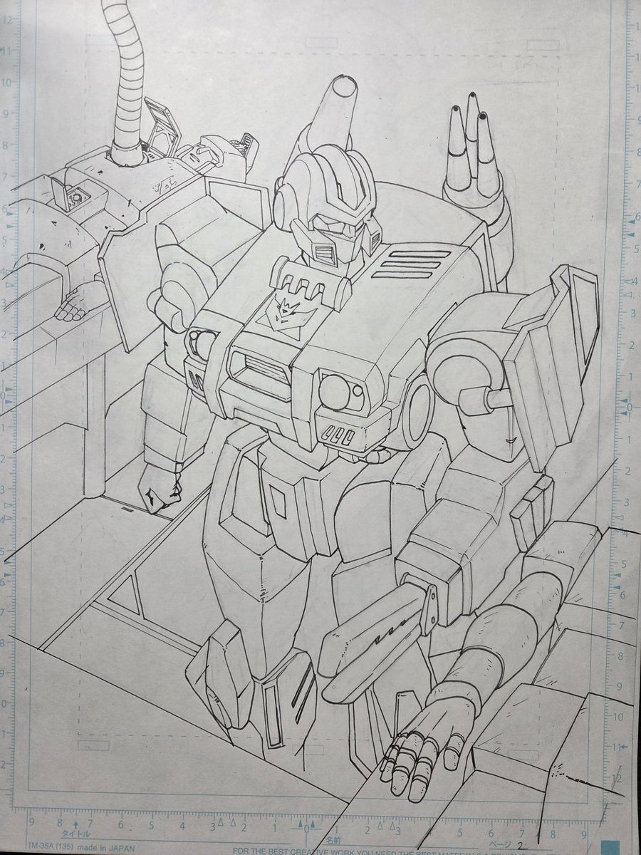 RT @wqpce620aa0m2ed: 2ページ目の線画ｧ!