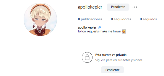ApolloRelics's tweet photo. last apollo's kepler ig screenshot before hi take his acount down  (date: 12/21/25) https://t.co/vuJow9vUil