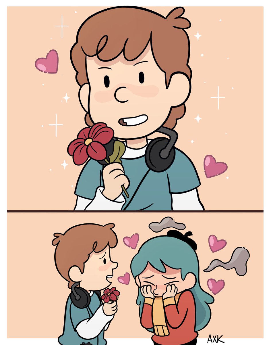 Love in the air
🎨 by axk888 on Instagram 
🔗 below 
#Hilda #hildatheseries #hildaxdavid