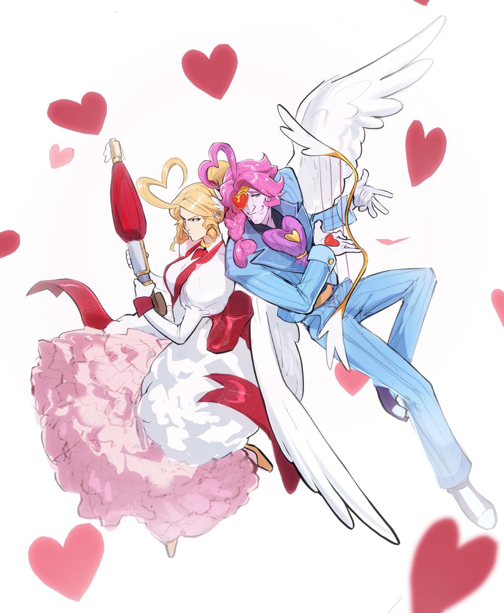 Lurisuet's tweet image. 💕💗 #BrawlStars #BrawlStarsArt #ValentinesDay #Piper #Angelo