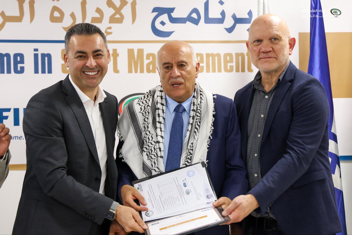 Palestine Football Association tweet media