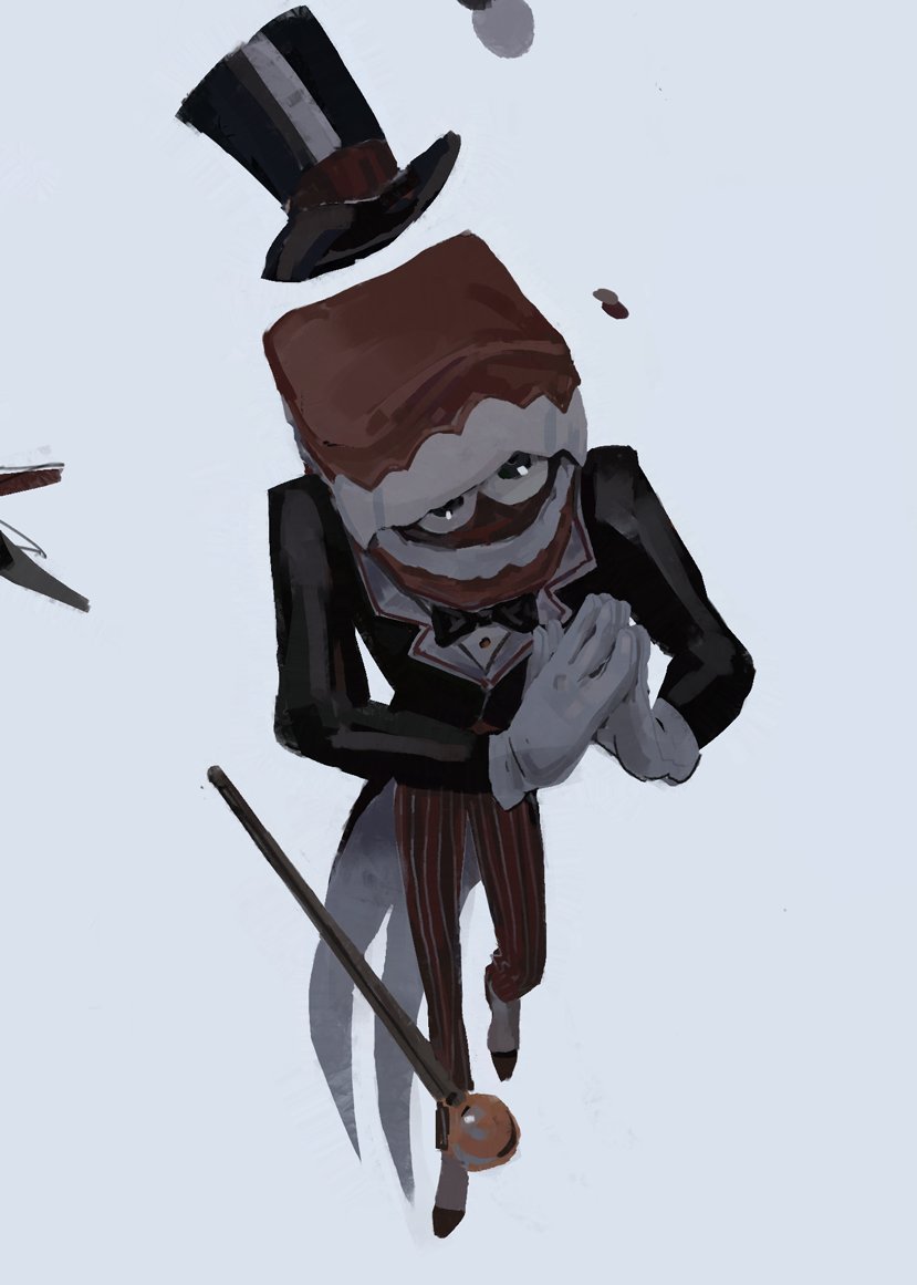 Caine-in-black for @/Raivaryn, from their fanfic! #tadc #caine