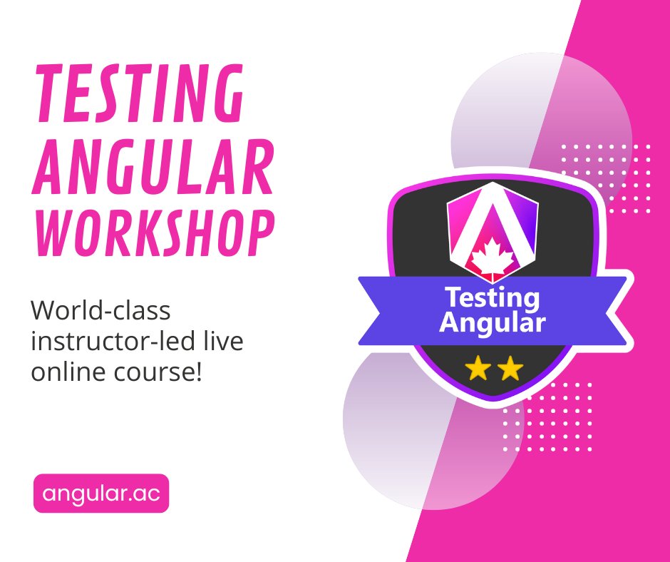 Angular Academy tweet media