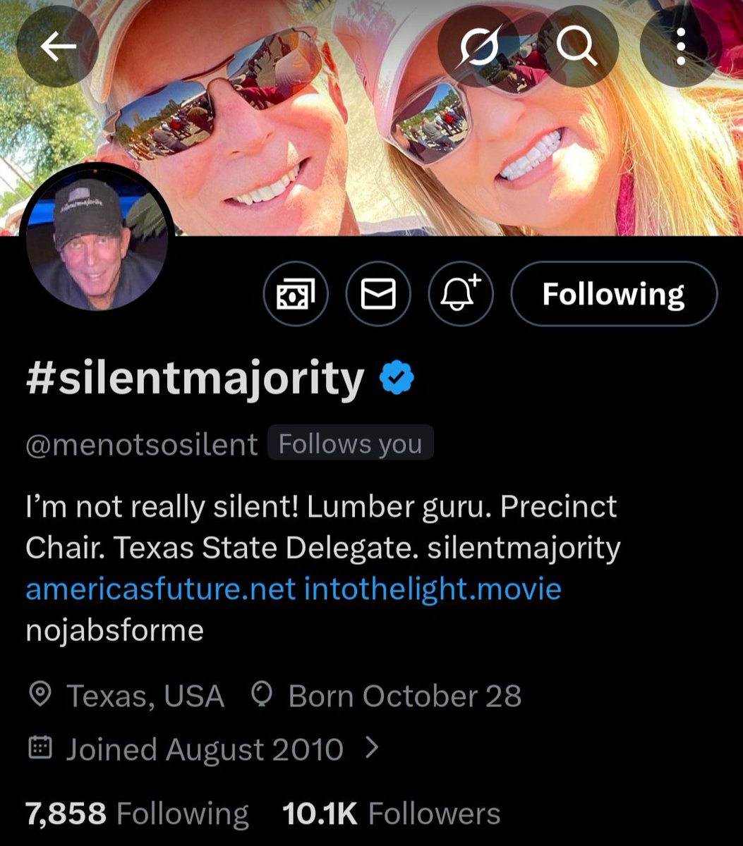 Saturday shout out to <a href="/menotsosilent/">#silentmajority</a>! He is a great friend, true patriot who get's involved every day and Host of Mr. Silent's Neighborhood on X SPACES. Show him some love!