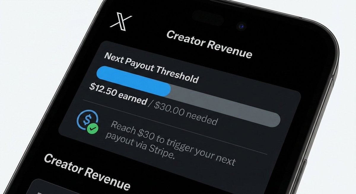 BackBingers's tweet photo. Feature Request: We seriously need a visual tracker like this in the Creator dashboard.
It’s tough guessing exactly where we stand on ad revenue. A simple progress bar showing how close we are to the $30 payout threshold would bring so much necessary clarity.
#XFeatures #Payout https://t.co/fLHTdK2r3g