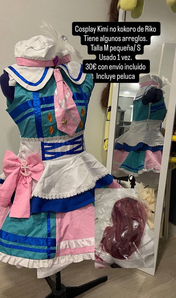 MaruCosupure's tweet photo. Vendo cosplays! Entrega en mano en japan weekend madrid o también hago envíos https://t.co/iKZ7RIMhyH