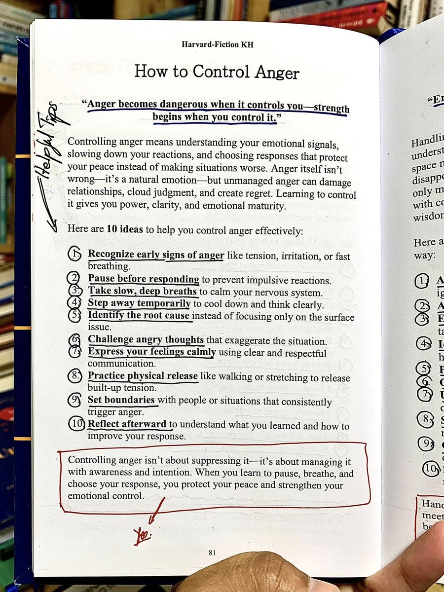 How to Control Anger