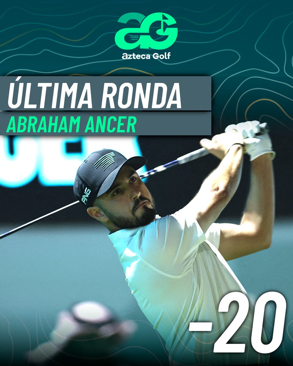 ¡Orgullo mexicano en Riad! 🇲🇽⛳️  

Abraham Ancer finalizó en la cuarta posición con tarjeta de -20 tras una gran actuación en el LIV Golf 🔥  

El equipo Torque, con Ancer y Carlos Ortiz, se quedó con el segundo lugar por equipos 🏌️‍♂️

#LIVGolfXAzteca #AztecaGolf