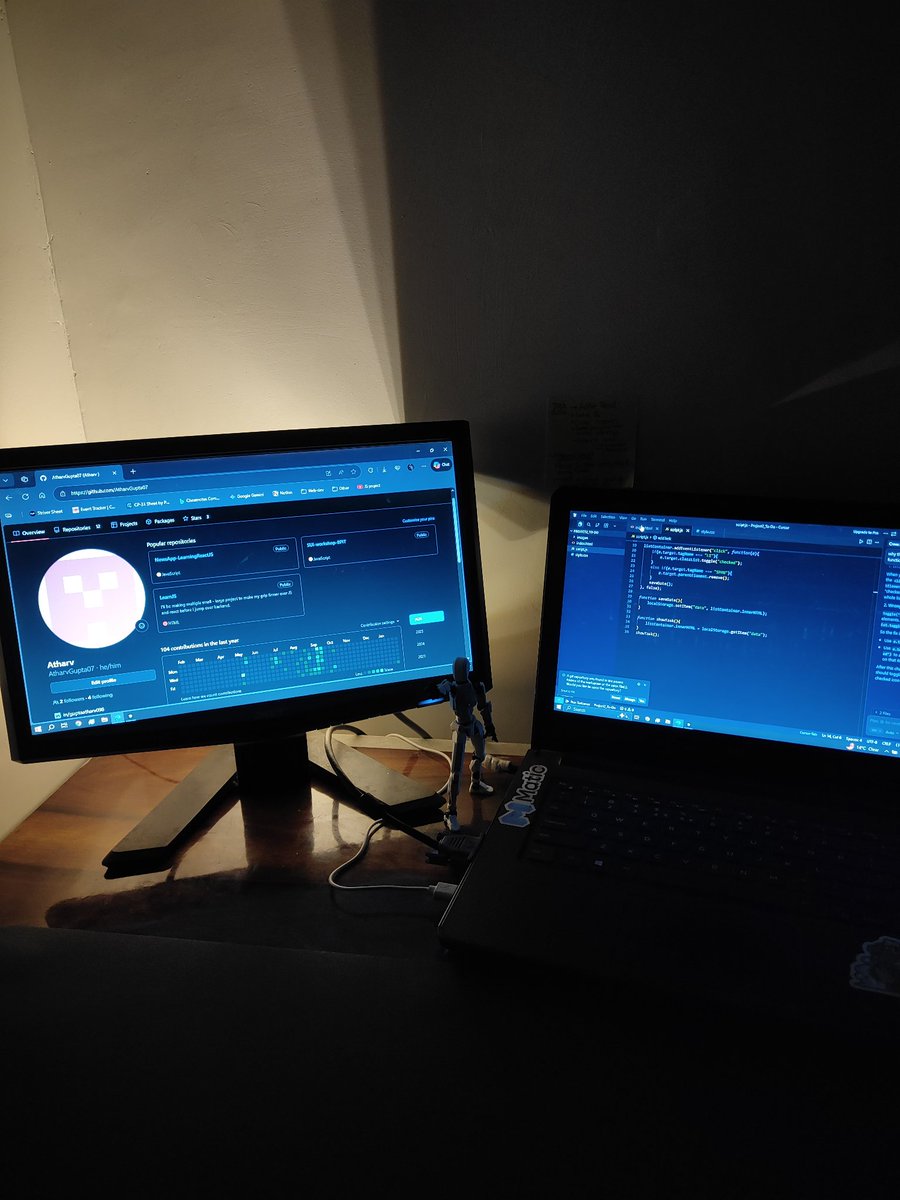guptaAtharv07's tweet photo. Built a small JS To-Do list and revised Linked Lists. Committing to Git hit different today—it really highlighted how inconsistent I’ve been lately. Time to get disciplined again 

#WebDev #webdevelopemt #Documentary #DSA #engineer https://t.co/chzLcSTNCd