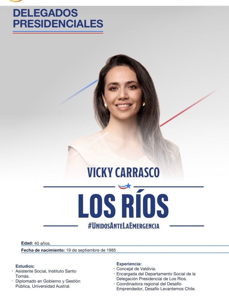 pao_hube's tweet image. 📌 Vengo a presumir a nuestra futura Delegada Presidencial en la Región de Los Ríos.
Humana, profesional, una gran mujer 🥰
@VickyCarrasco20 
Tengo el honor de conocerla y de conocer su trabajo.
Exito en su gestión.
📌 Amigos aprovechen de seguir su cuenta.…