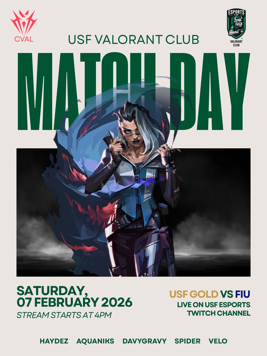 USF Valorant tweet media