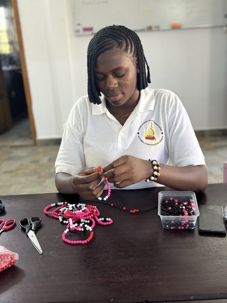 SendyForlemu's tweet photo. Menstrual health education is not optional, it is essential.

I worked with colleagues to produce menstrual beads, a simple but powerful tool helping girls and young women understand their menstrual cycles, challenge stigma, and build confidence around reproductive health. https://t.co/ehPPmXHx5G