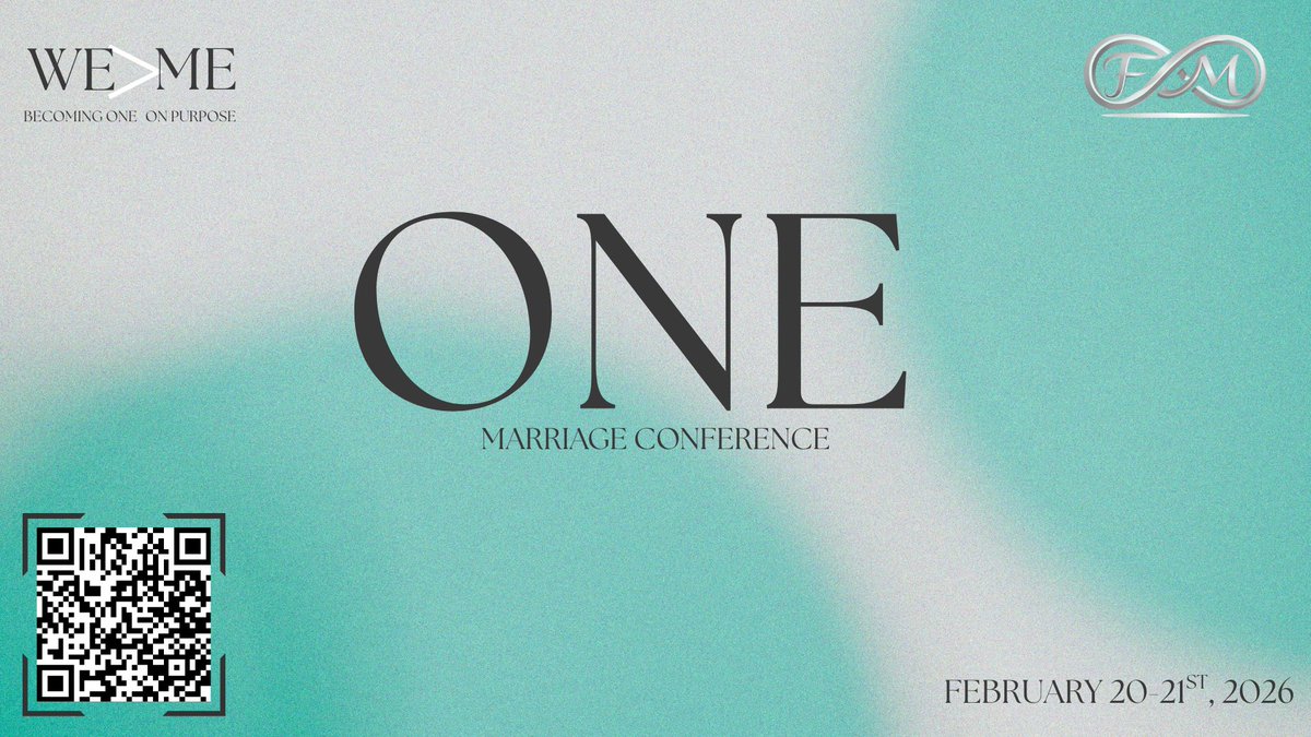 fellowshipgold's tweet photo. Looking for a great Valentine’s season investment? ❤️
Join the ONE Marriage Conference: WE > ME
📅 Feb 20–21 | $50 per couple (dinner + breakfast included)
Strengthen your marriage &amp; faith.
#OneConference https://t.co/qXEOUphqY9