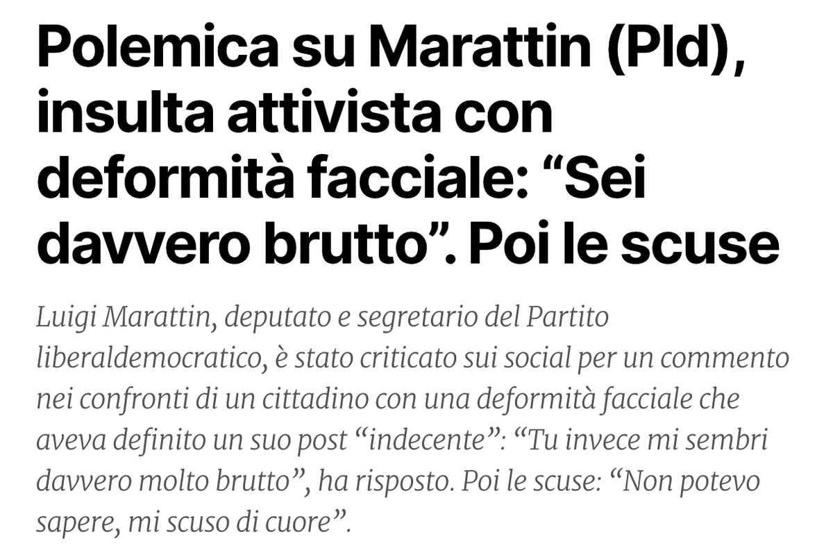 sonoclaudio's tweet image. Vedi @marattin che, con lo #SPID, vorrebbe sconfiggere gli #haters, i leoni da tastiera ed i "profili anonimi" (che non esistono) che insultano sui social.
Vedi Marattin, senza #SPID, ma in una indecente versione #hater.
🔗 fanpage.it/politica/polem…