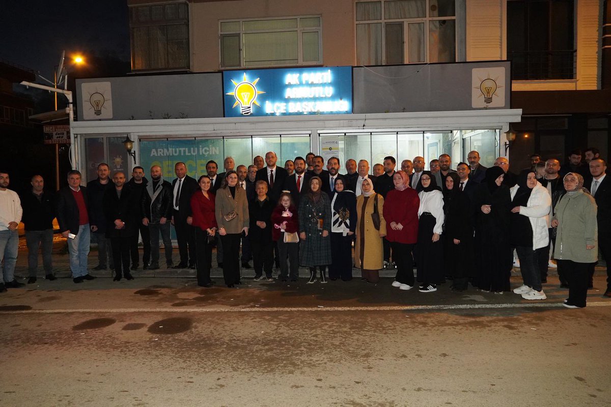 📍AK Parti Armutlu İlçe Başkanlığı

Azim ve gayretle çalışan ilçe teşkilatımızı ziyaret ederek, değerli dava ve yol arkadaşlarımızla bir araya geldik.