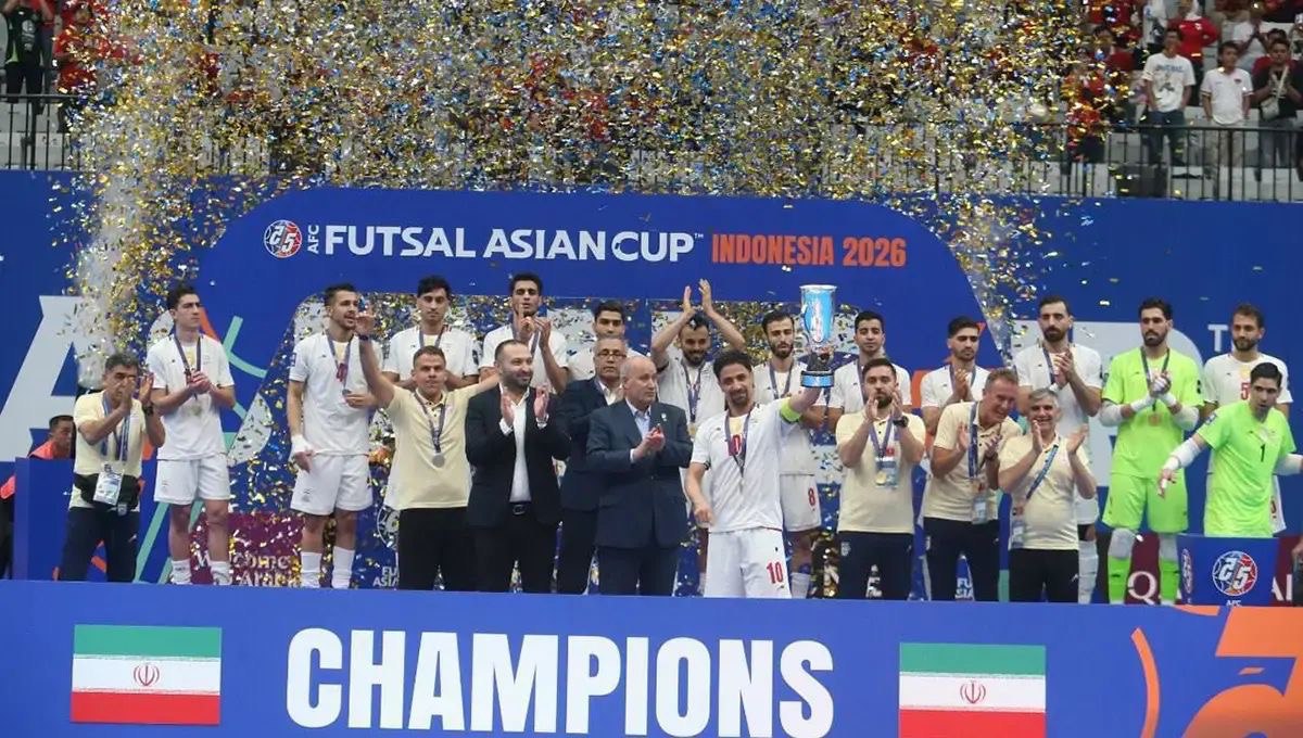 Proud moment for Iran.
Congratulations to our national futsal team on winning the AFC Asian Cup!
A brilliant performance, true teamwork, and well-deserved champions of Asia. #IranFutsal
#AsianChampions