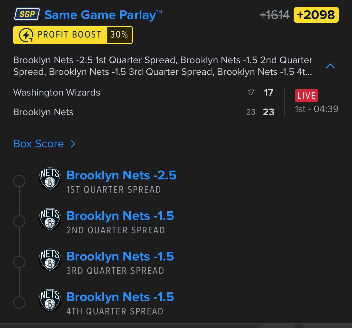 MrPutHaDown's tweet photo. @NetsBets_10 https://t.co/5sVzxTd5sI