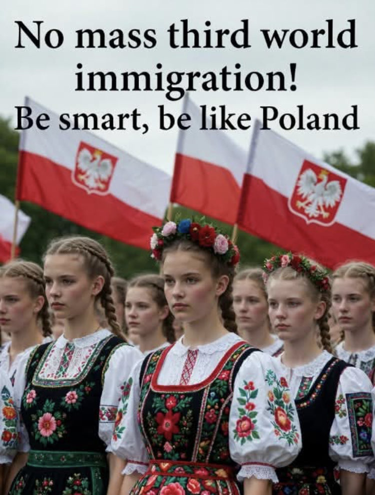 Neccccy's tweet image. Should we be like Poland?