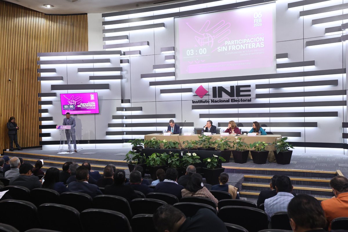 Trabaja INE en facilitar a la ciudadanía residente en el exterior el ejercicio del voto, el registro y la credencialización

rnoticias.com.mx/Portal/2026/02…

<a href="/INE_Sonora/">@INE_Sonora</a> <a href="/CertezaINE/">Certeza INE</a> <a href="/Presidencia_INE/">Presidenta del Consejo General del INE</a> <a href="/INEMexico/">@INEMexico</a> <a href="/INESinaloa/">INE Sinaloa</a> <a href="/INEJD07ClnSin/">INE JD 07 Culiacán, Sinaloa</a> <a href="/INE_BC/">INE BC</a> <a href="/INE_BCS/">INE_BCS</a> <a href="/INECoahuila/">INE Coahuila</a> <a href="/INE_Chiapas/">INE Chiapas</a>