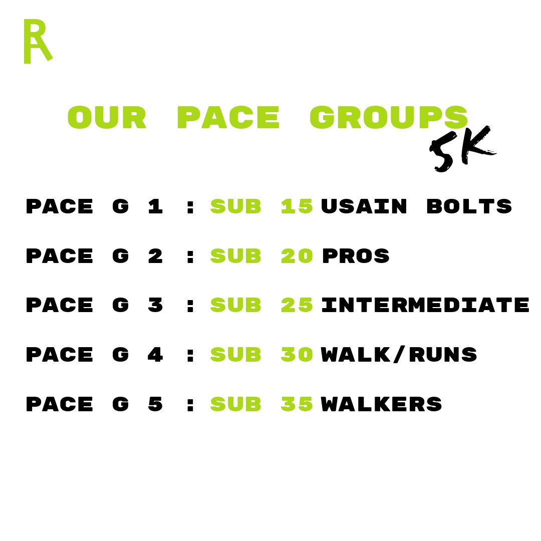 runneralliance's tweet image. The fuss is over! Which pace group are you? #runclub #runneralliance #accra #ghana