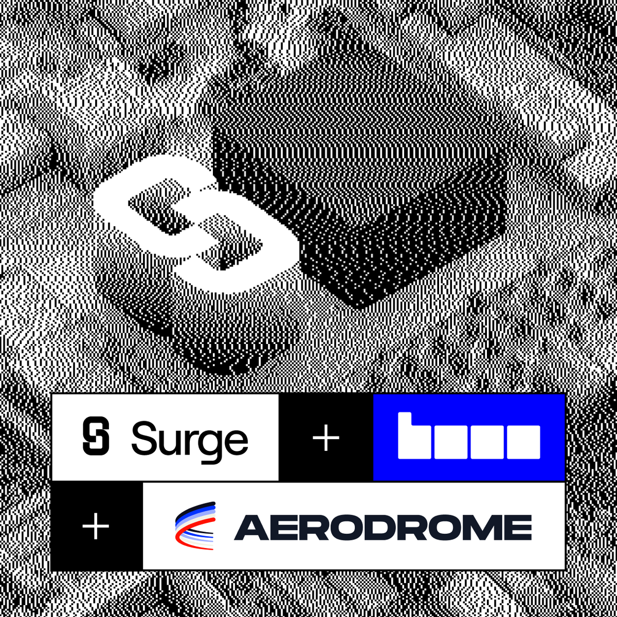 AI Supercycle flywheel incoming. Together with @Base and <a href="/AerodromeFi/">Aerodrome</a> we’re bringing real AI onchain.

Here’s how you can get involved  ↓
- Build on Base
- Launch on Surge
- Drive revenue on Aerodrome