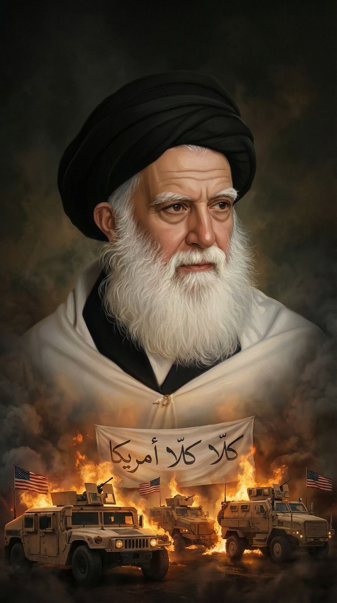 سوف اذهب وضميري مرتاح و يڪفي أن في موتي شفوةً و فرحاً لأمريڪا و اسرائيل و هذا غاية الفخر في الدنيا والآخرة
 #الشهيد_الصدر_خط_أحمر