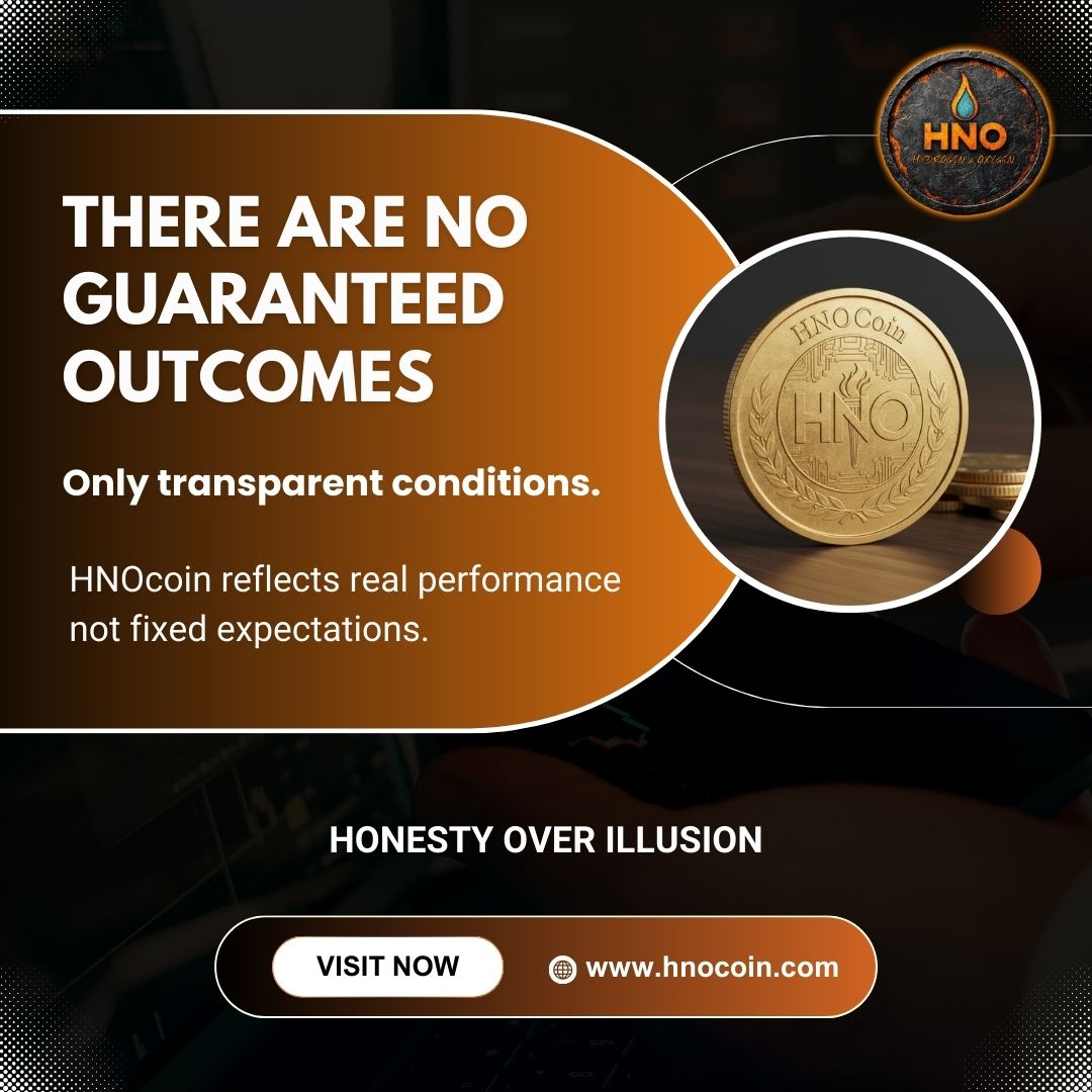 HNO_COIN's tweet photo. Real systems don't promise certainty.

HNOcoin is designed to reflect reality as it - not to mask it with guarantees.

Participation comes with clarity, not illusions

#hnocoin #honestsystems #cryptoreality #transparentdesign #web3integrity https://t.co/0R5WMRlAvr