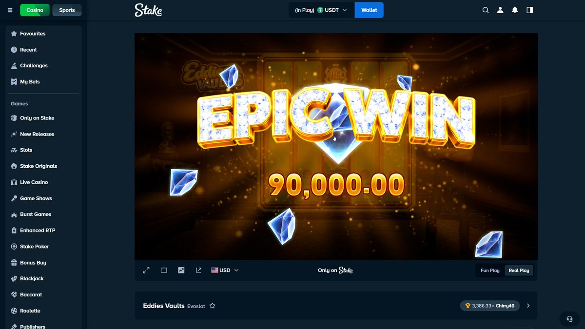 Kazlic's tweet image. 2nd bonus buy on Eddies Vaults and its JUICED!

$1,000 GIVEAWAY 💰

✅ LIKE/RT/FOLLOW
✅ COMMENT STAKE USERNAME
✅ TAG A FRIEND!
✅ FOLLOW @evoslotgaming
