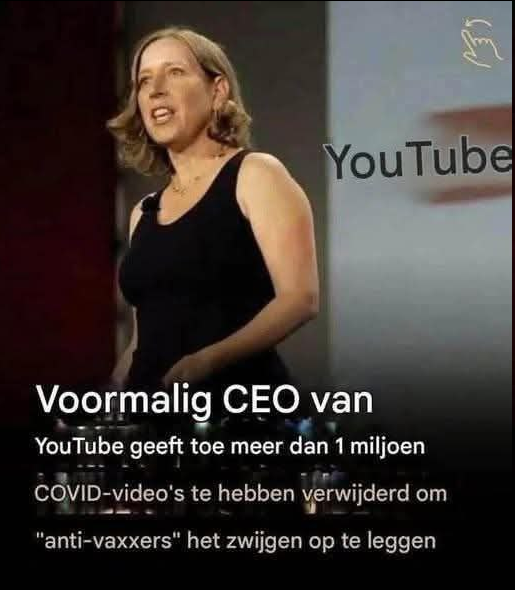Miss_Royal73's tweet image. Dat je het weet.... 👀👇🏻

En iedereen maar denken dat ze in een democratie leven... #COVID_19 #desinformatie #SusanWojcicki

Ze vertelt het hier: youtube.com/watch?v=bVV9uk…