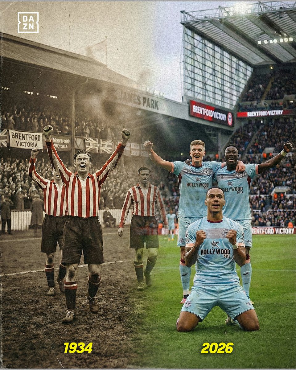 Brentford win at St. James' Park for the first time in over 90 years. 😳🛑
Historic night in the northeast. ⚽️ #PremierLeague