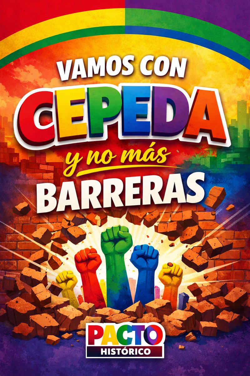 🗳️🇨🇴 El 31 de mayo a votar por <a href="/IvanCepedaCast/">Iván Cepeda Castro</a> 
#ConCepedaNoMasBarreras