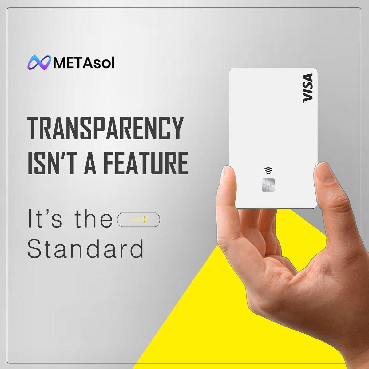 solnex25's tweet image. Transparency isn’t an add-on. It’s the foundation.
Every fee, every charge, and every transaction is visible by design — no hidden layers, no fine print, no ambiguity.

Clear structure. Clear costs. Clear trust.

#METAsol #FinancialTransparency #ClearCosts #DigitalBanking