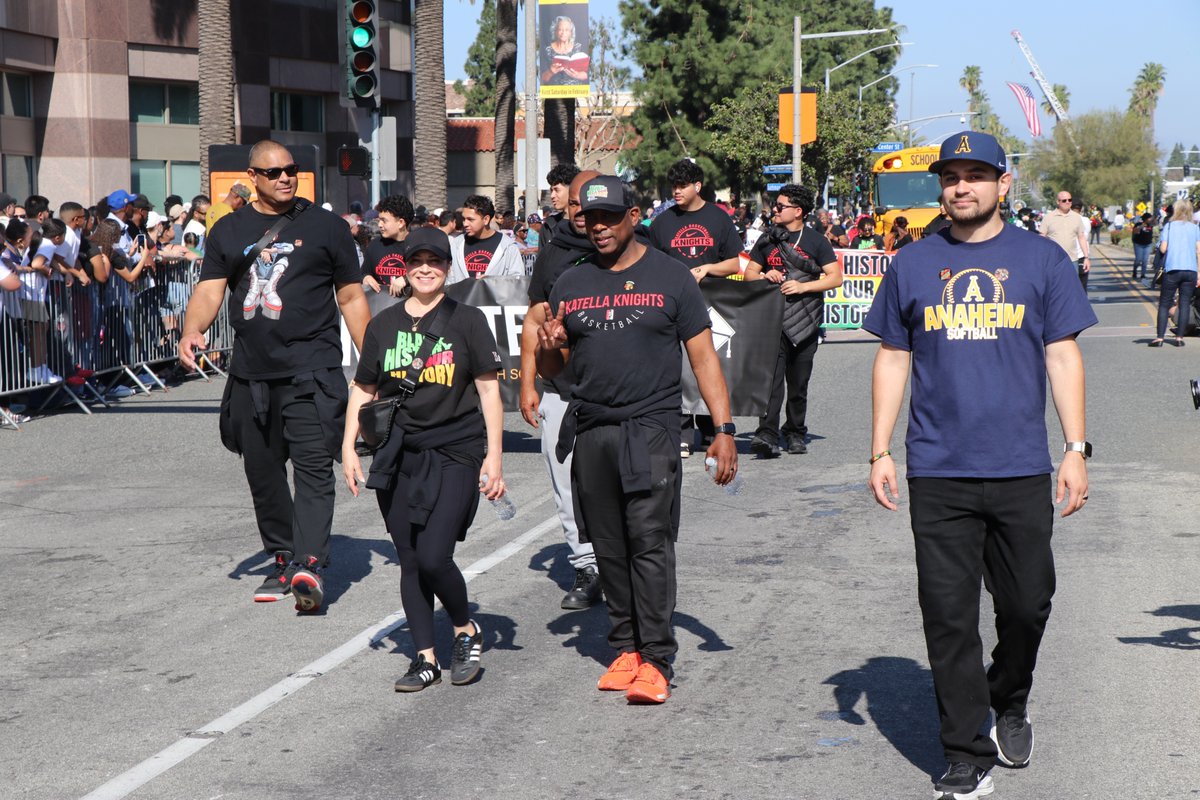 AnaheimUHSD's tweet photo. Proud to represent Anaheim Union High School District at today’s Orange County Black History Parade &amp; Unity Festival.

Students and leaders from across our district came together in celebration, reflection, and unity — https://t.co/FfQHZz5gtQ