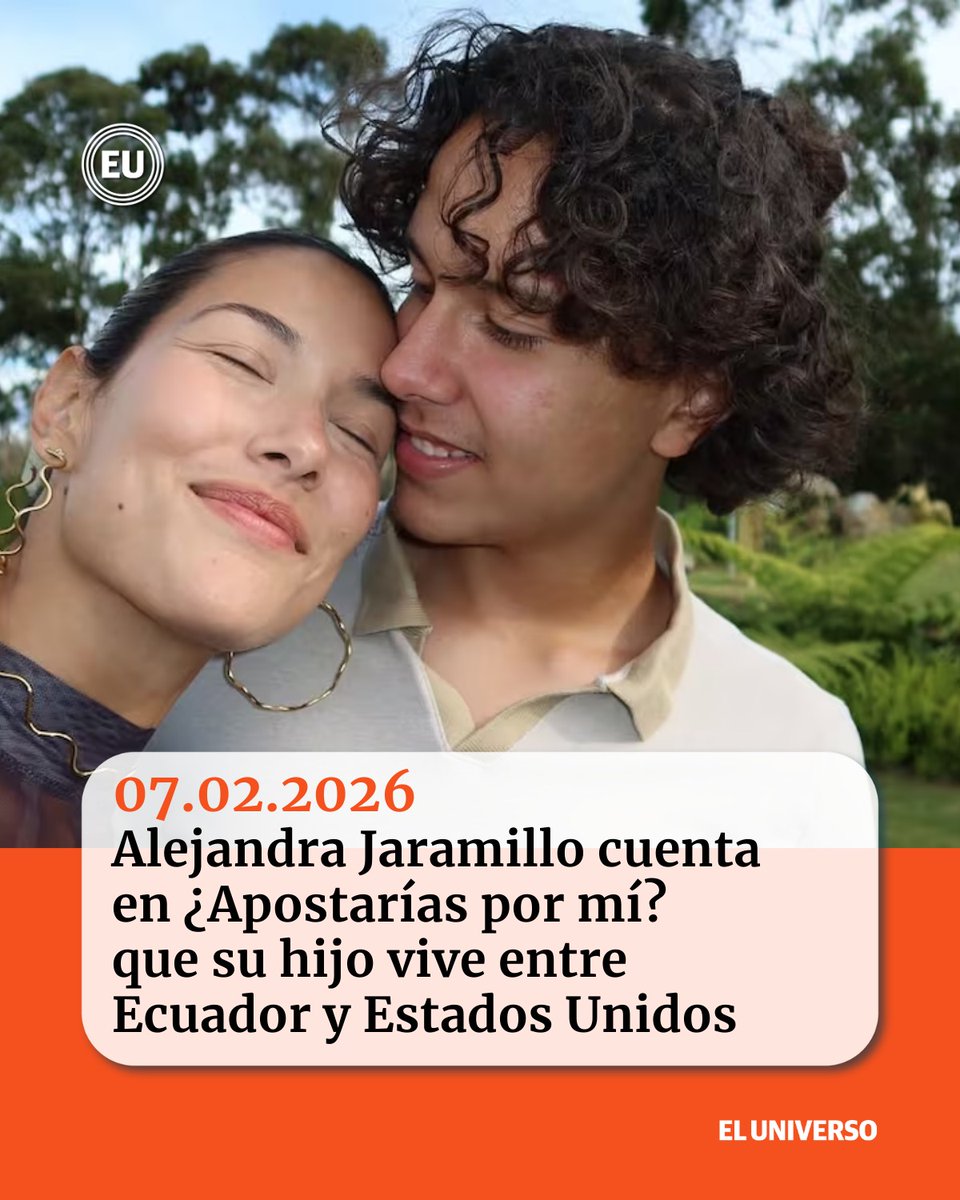 eluniversocom's tweet photo. 👉🏻https://t.co/EkmRetWYko | #AlejandraJaramillo cuenta en ¿Apostarías por mí? que su hijo vive entre #Ecuador y #EstadosUnidos https://t.co/e1vF77SMIW