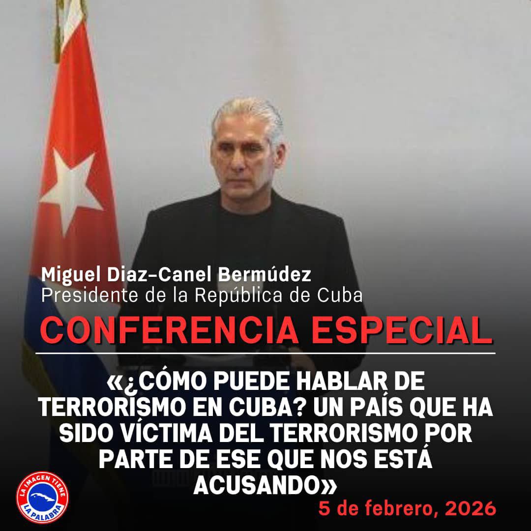 Cuba es víctima de una política de “tolerancia cero” contra la soberanía cubana.
EE.UU. promueve el terrorismo y el narcotráfico en el hemisferio, y Cuba lo detiene.
Cuba coopera con EE.UU. en la lucha contra las drogas y la delincuencia.#CubaEstáFirme #LatirAvileño