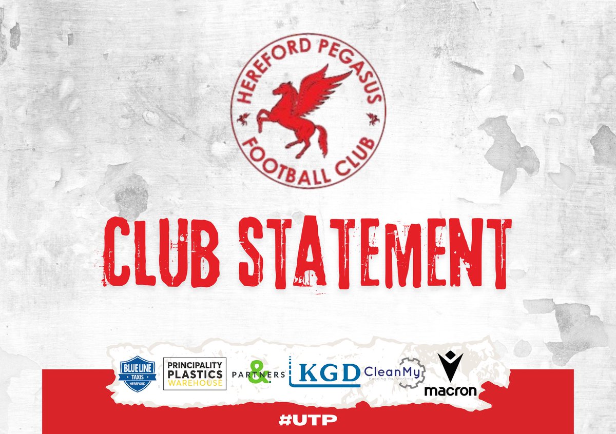 Hereford Pegasus FC tweet media