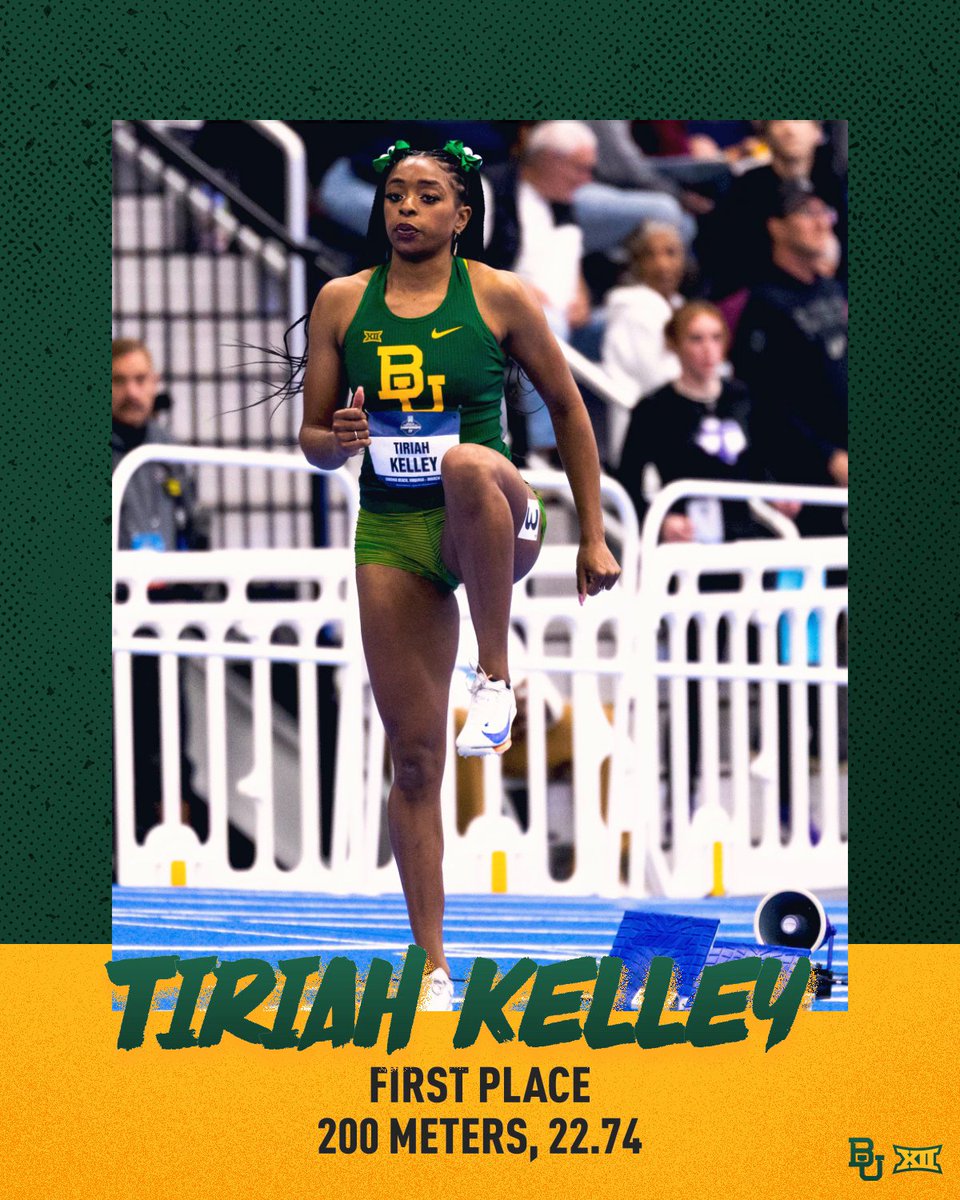 TWO STRONG

Tiriah Kelley remains unbeaten in the 200 meters, winning the Carolina Classic in 22.74 seconds. 

#SicEm