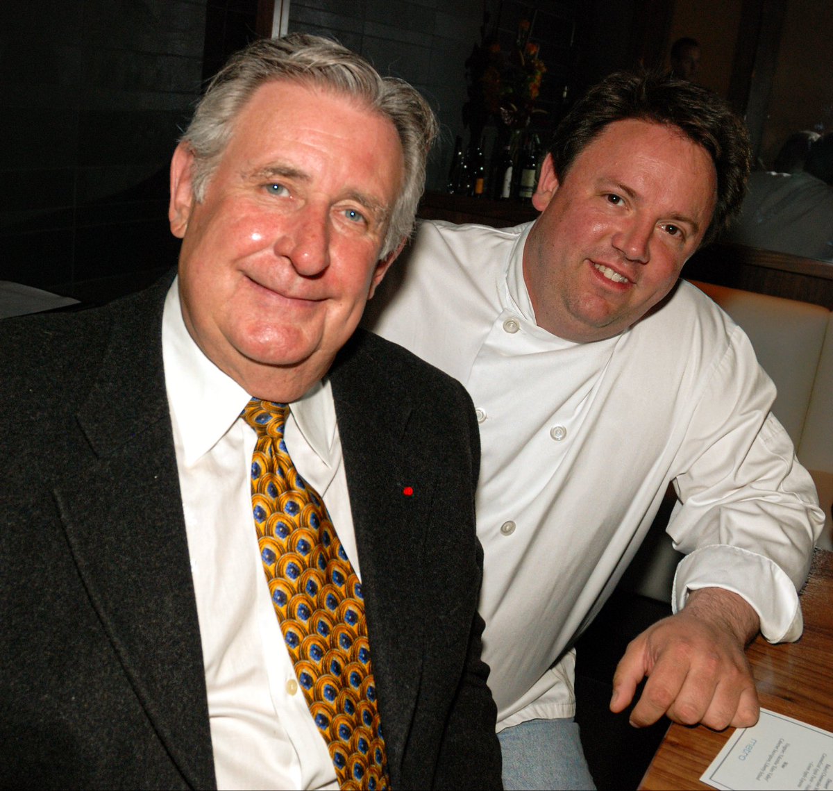 April 7, 2006.
Ralph Klein and Chef Brian Fowke.

Found this going through old photos I took. Forgot about this one.
