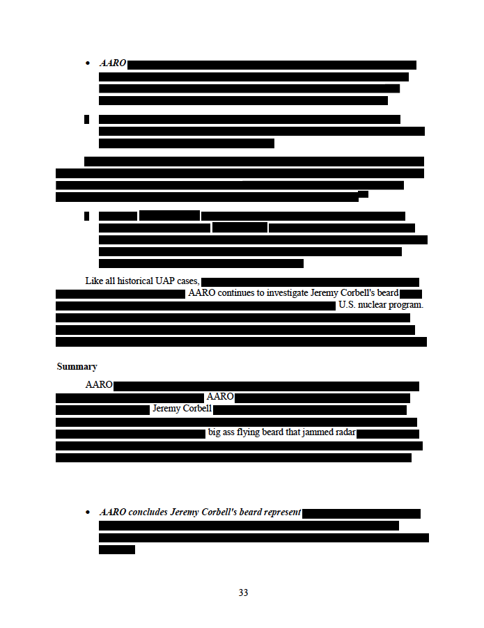 Parody of the All-Domain Anomaly Resolution Office tweet media