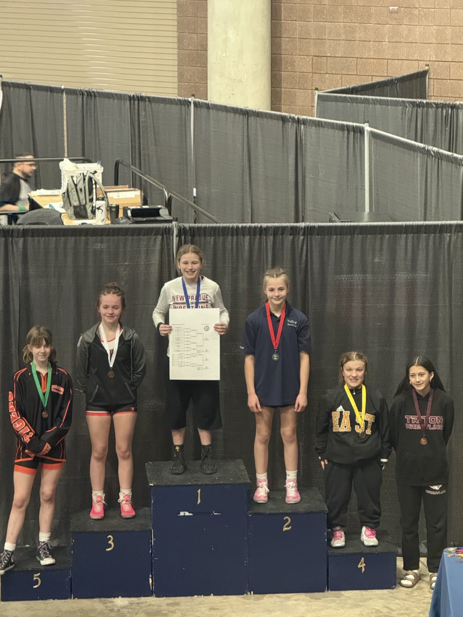 4th in the Section at 100lbs—Lily Scholtes